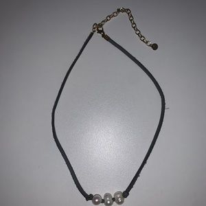 3 BEADED GREY PEARL NECKLACE